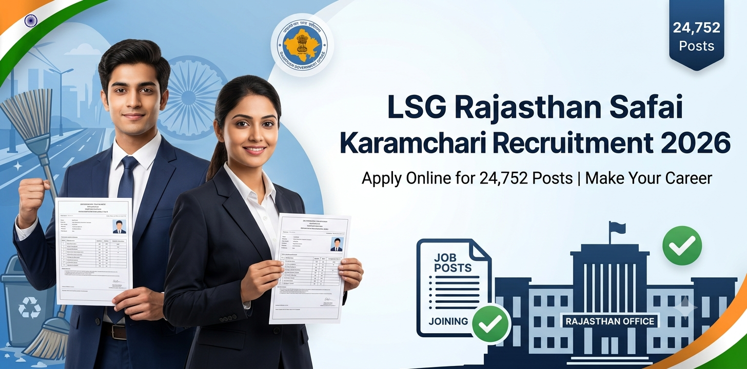 LSG Rajasthan Safai Karamchari Recruitment 2026 – Apply Online for 24,752 Posts